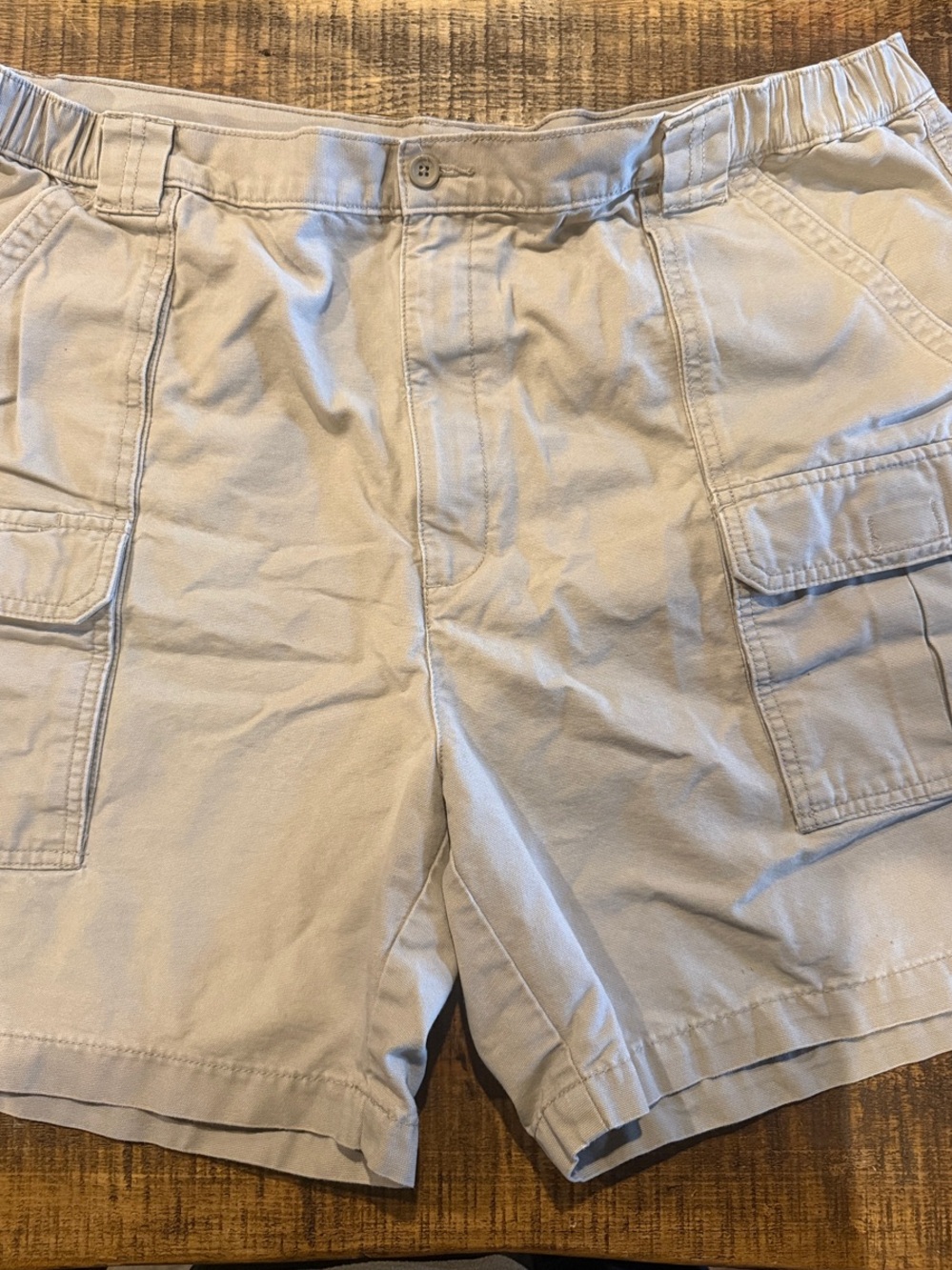 Savane Men's Light Tan Cargo Shorts